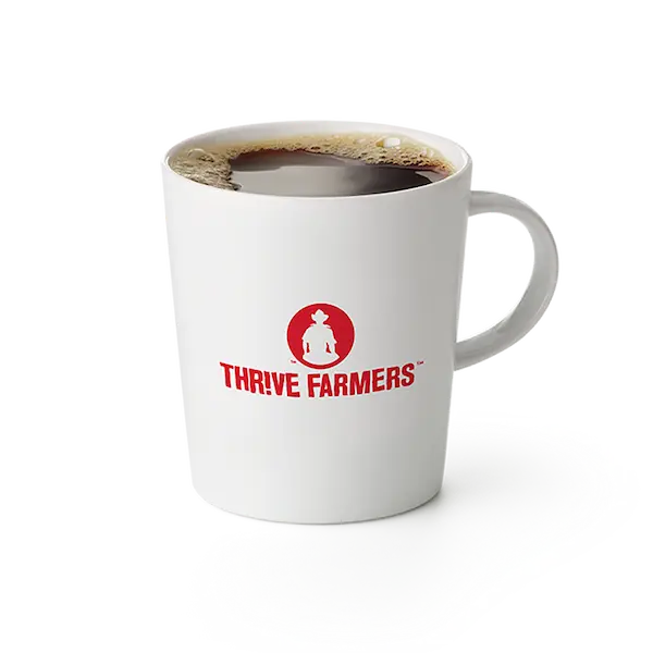 Coffee (THRIVE Farmers, hot) Price range • $1.95–$2.75
Sizes • One size