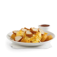 Hash Brown Scramble Bowl w Nuggets Price • $6.25–$7.99
Calories • 470