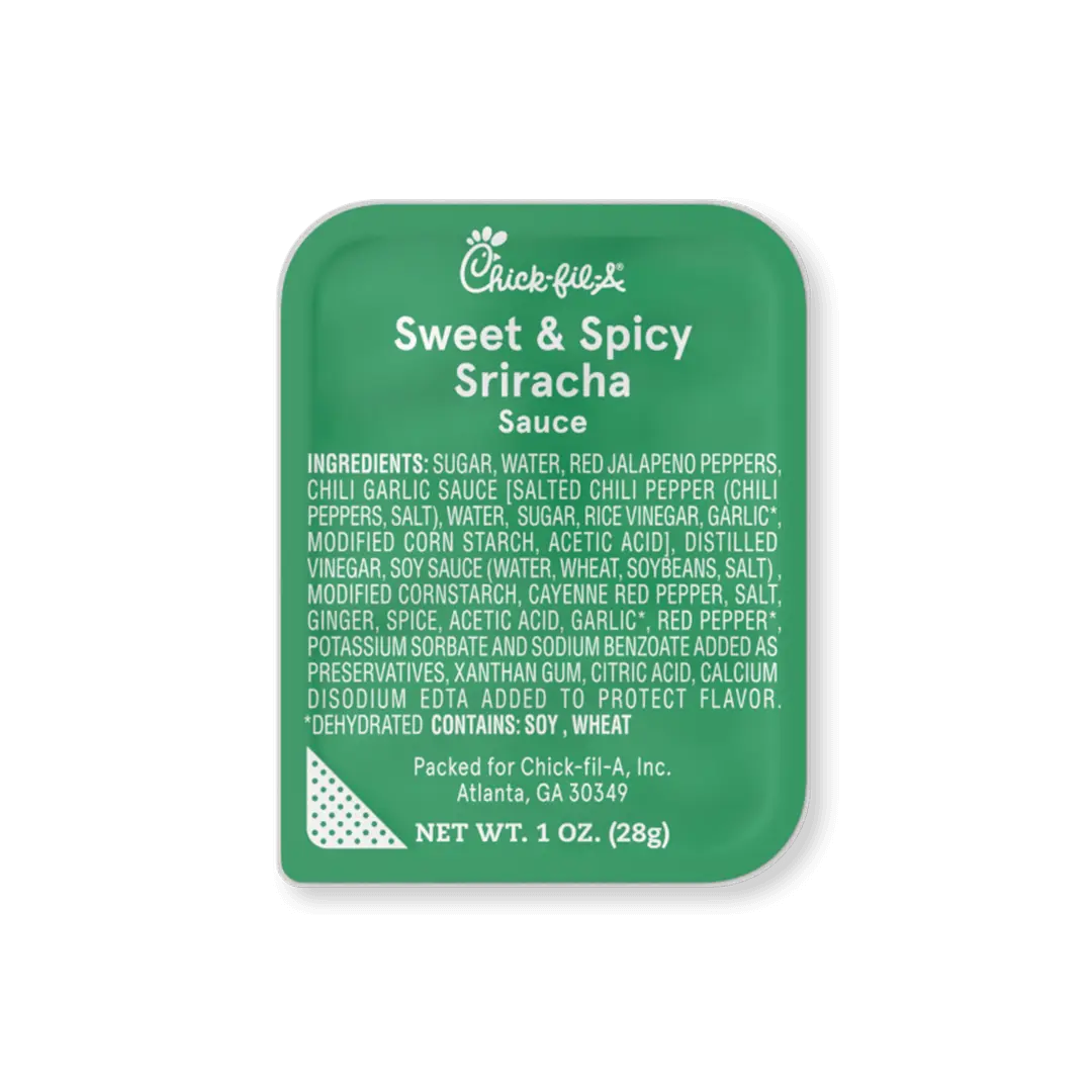 Sweet & Spicy Sriracha 8 oz price • ~$3.25
2 oz calories • 45 
